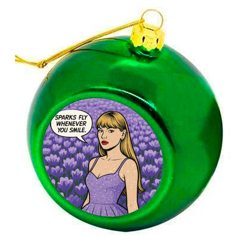 Speak Now Era - colourful christmas bauble by Ms Doodle