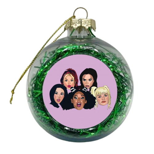 Spice Girls Collection - xmas bauble by Catherine Critchley.