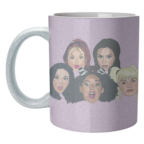 Spice Girls Collection - unique mug by Catherine Critchley.