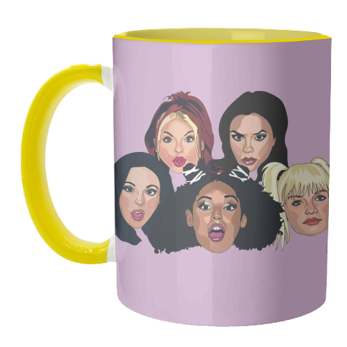Spice Girls Collection - unique mug by Catherine Critchley.
