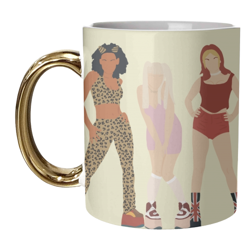 Spice Girls - unique mug by Cheryl Boland