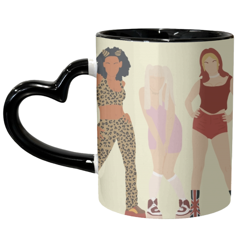 Spice Girls - unique mug by Cheryl Boland