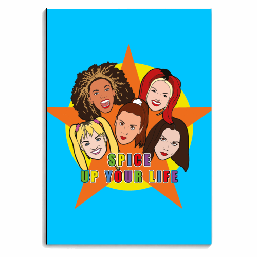 Spice Up Your Life - personalised A4, A5, A6 notebook by Bite Your Granny