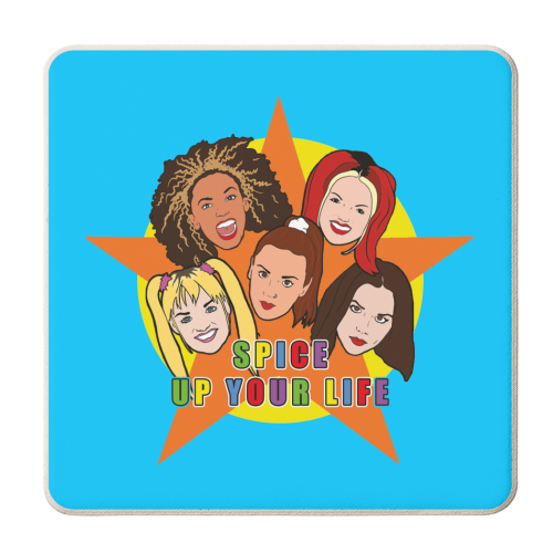 Spice Up Your Life - personalised beer coaster by Bite Your Granny