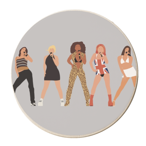 Spice up your life - personalised beer coaster by Cheryl Boland