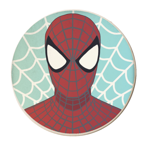Spider-Man Peter Three - personalised beer coaster by Danny Welch
