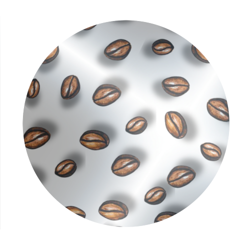 spilling the beans - Circle Sticker by Linbylane
