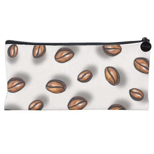 spilling the beans - flat pencil case by Linbylane