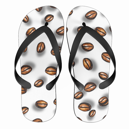 spilling the beans - funny flip flops by Linbylane