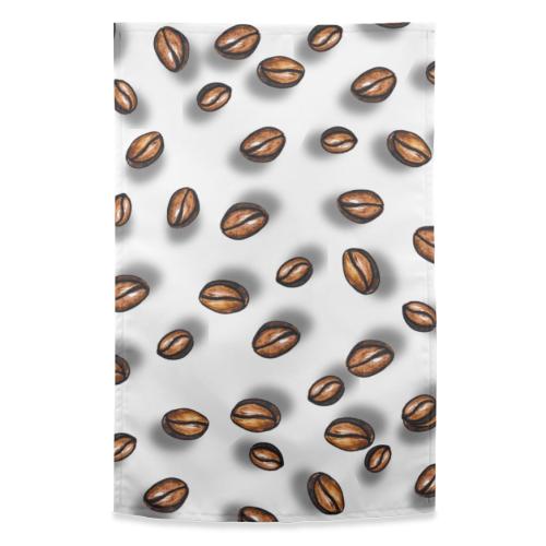 spilling the beans - funny tea towel by Linbylane