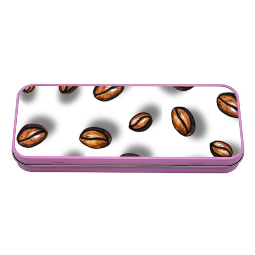 spilling the beans - tin pencil case by Linbylane