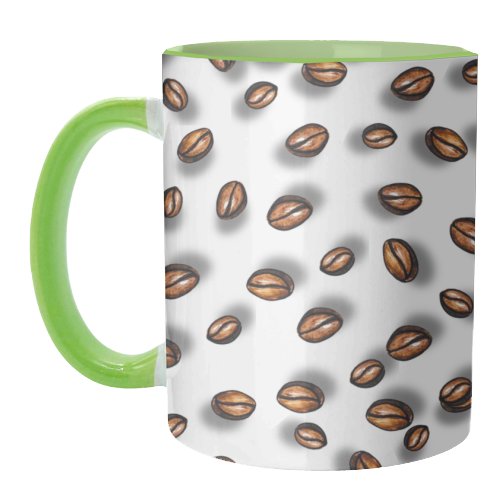 spilling the beans - unique mug by Linbylane