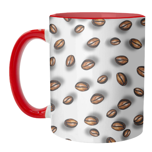 spilling the beans - unique mug by Linbylane