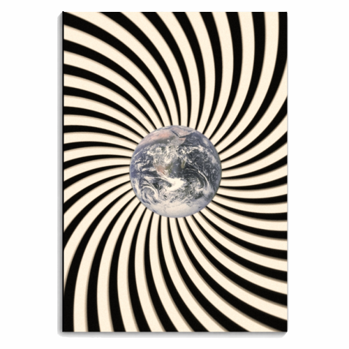 Spinning Earrth - personalised A4, A5, A6 notebook by taudalpoi