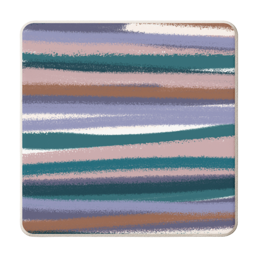 Sprayed Stripe - personalised beer coaster by Dizzywonders