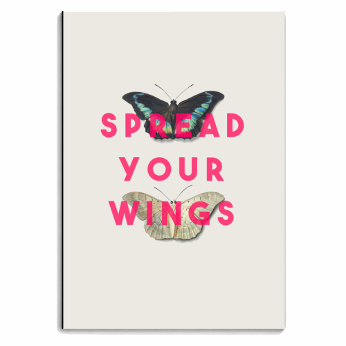 Spread Your Wings - personalised A4, A5, A6 notebook by The 13 Prints