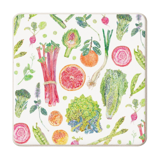 Spring Harvest - personalised beer coaster by Becca Boyce