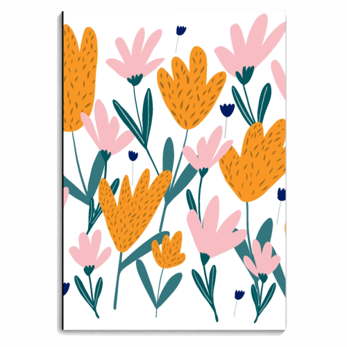 Springtime bouquet - personalised A4, A5, A6 notebook by Michelle Walker