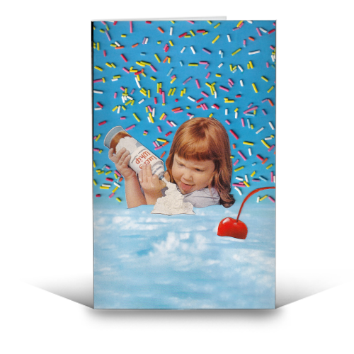 Sprinkle Sundae - funny greeting card by OhMC! Designs