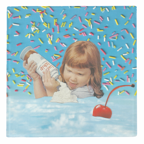 Sprinkle Sundae - personalised beer coaster by OhMC! Designs