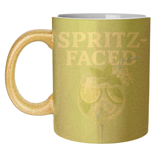 Spritz-Faced - unique mug by Eloise