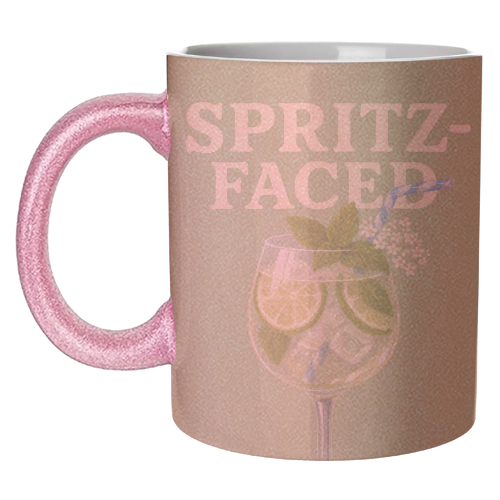 Spritz-Faced - unique mug by Eloise