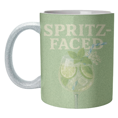 Spritz-Faced - unique mug by Eloise
