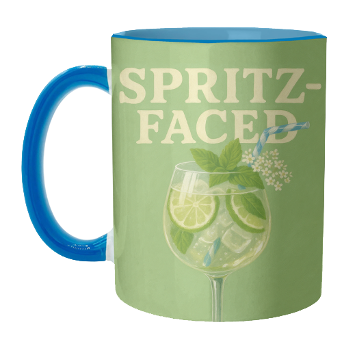 Spritz-Faced - unique mug by Eloise