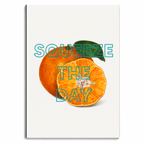 Squeeze The Day - personalised A4, A5, A6 notebook by The 13 Prints