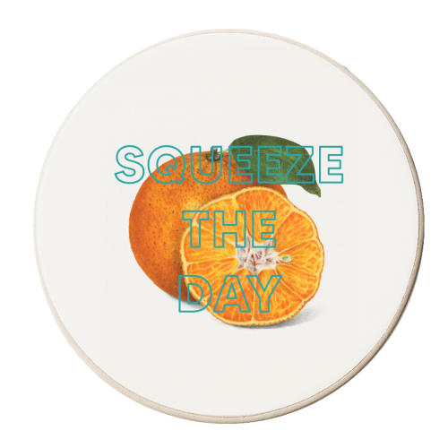 Squeeze The Day - personalised beer coaster by The 13 Prints