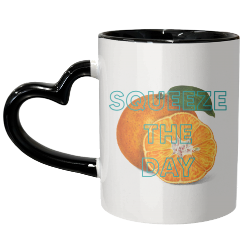 Squeeze The Day - unique mug by The 13 Prints