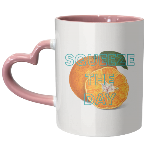 Squeeze The Day - unique mug by The 13 Prints