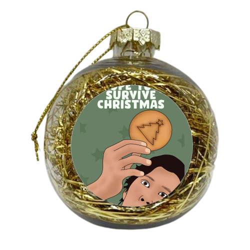 Squid Game Christmas - xmas bauble by Pink and Pip