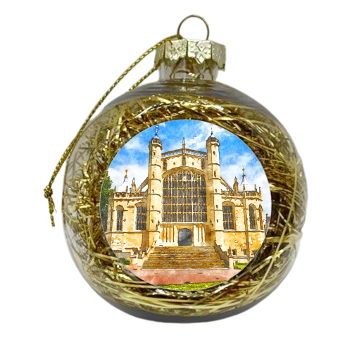 St George's Chapel Windsor - xmas bauble by AP