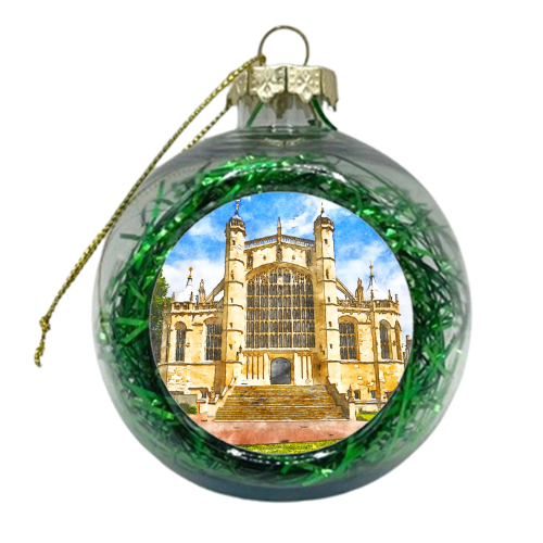 St George's Chapel Windsor - xmas bauble by AP