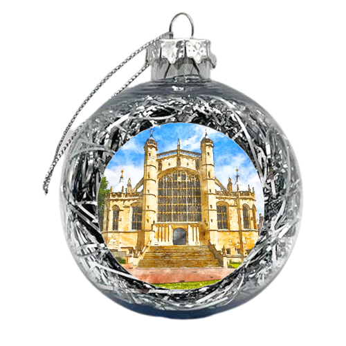 St George's Chapel Windsor - xmas bauble by AP