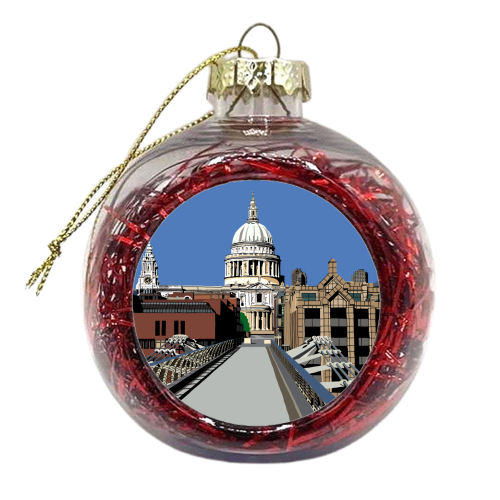 St Paul's Cathedral - xmas bauble by Richard O'Neill