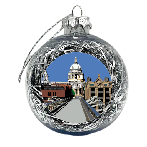 St Paul's Cathedral - xmas bauble by Richard O'Neill
