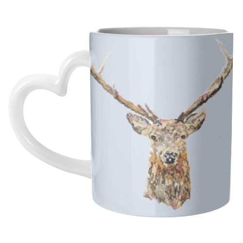 Stag Head - unique mug by Vicki Clare