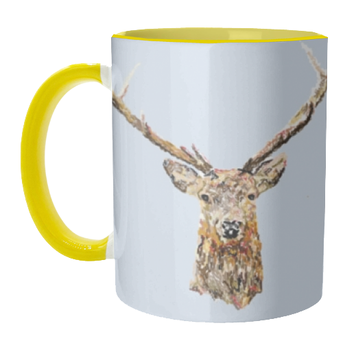 Stag Head - unique mug by Vicki Clare