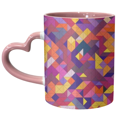 Stained Glass - unique mug by Mina & Jon Design