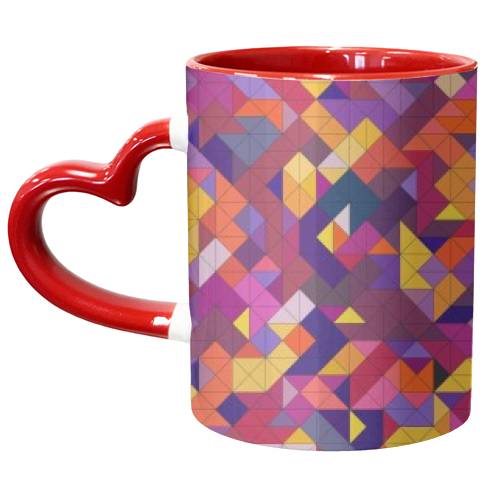 Stained Glass - unique mug by Mina & Jon Design