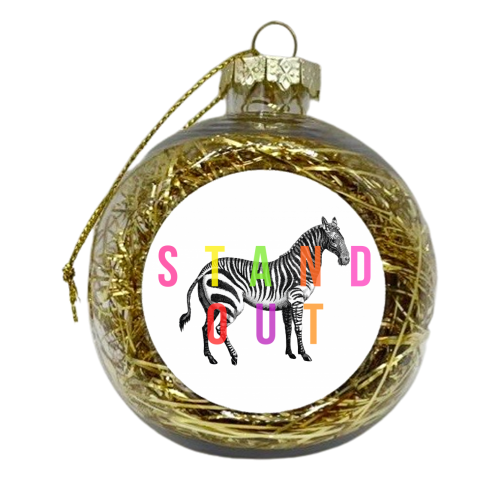 Stand Out - xmas bauble by The 13 Prints
