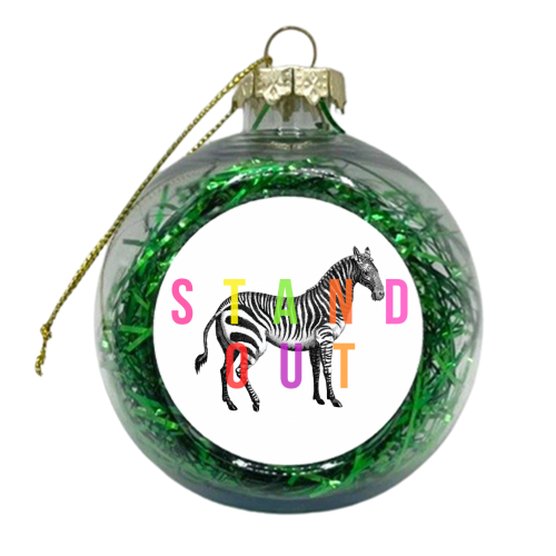 Stand Out - xmas bauble by The 13 Prints
