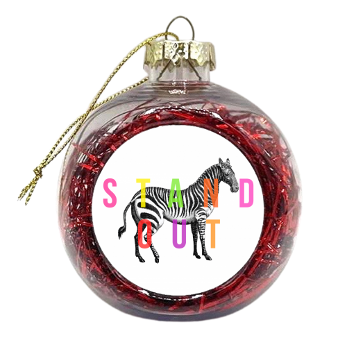 Stand Out - xmas bauble by The 13 Prints