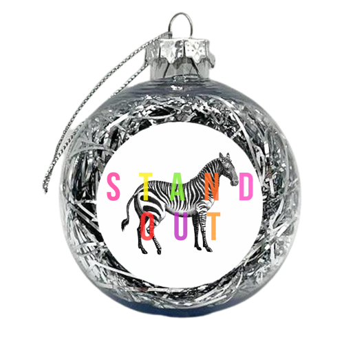 Stand Out - xmas bauble by The 13 Prints