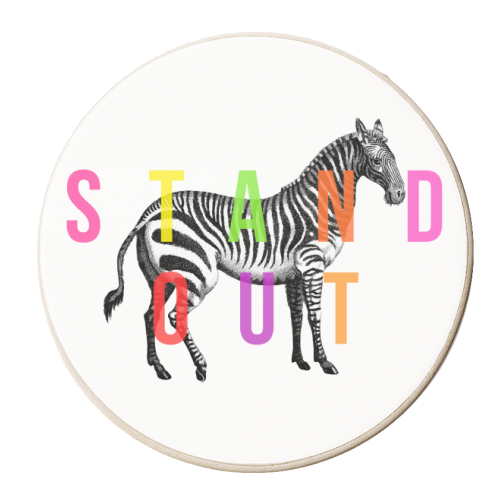 Stand Out - personalised beer coaster by The 13 Prints