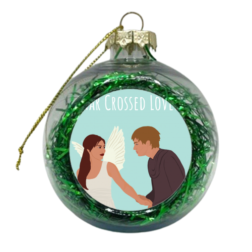 Star Crossed Lovers - xmas bauble by Rock and Rose Creative