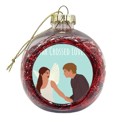 Star Crossed Lovers - xmas bauble by Rock and Rose Creative
