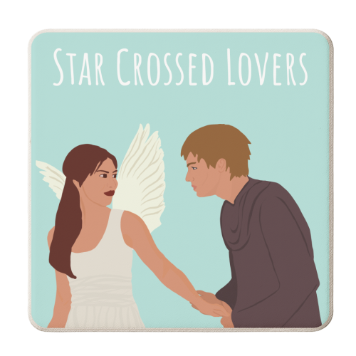Star Crossed Lovers - personalised beer coaster by Rock and Rose Creative